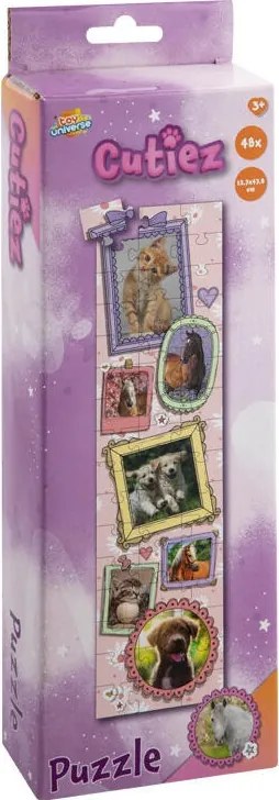Állatos Cutiez hosszúkás puzzle 48 db-os