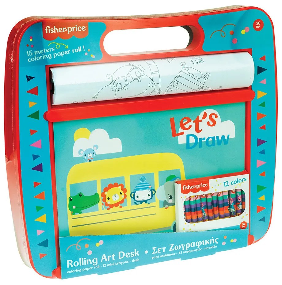 Fisher-Price Let&#039;s Draw színező szett
