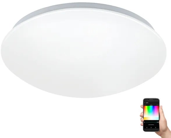 Eglo 33219 - RGB LED mennyezeti lámpatest GIRON-C LED/17W/230V átm. 30 cm fehér