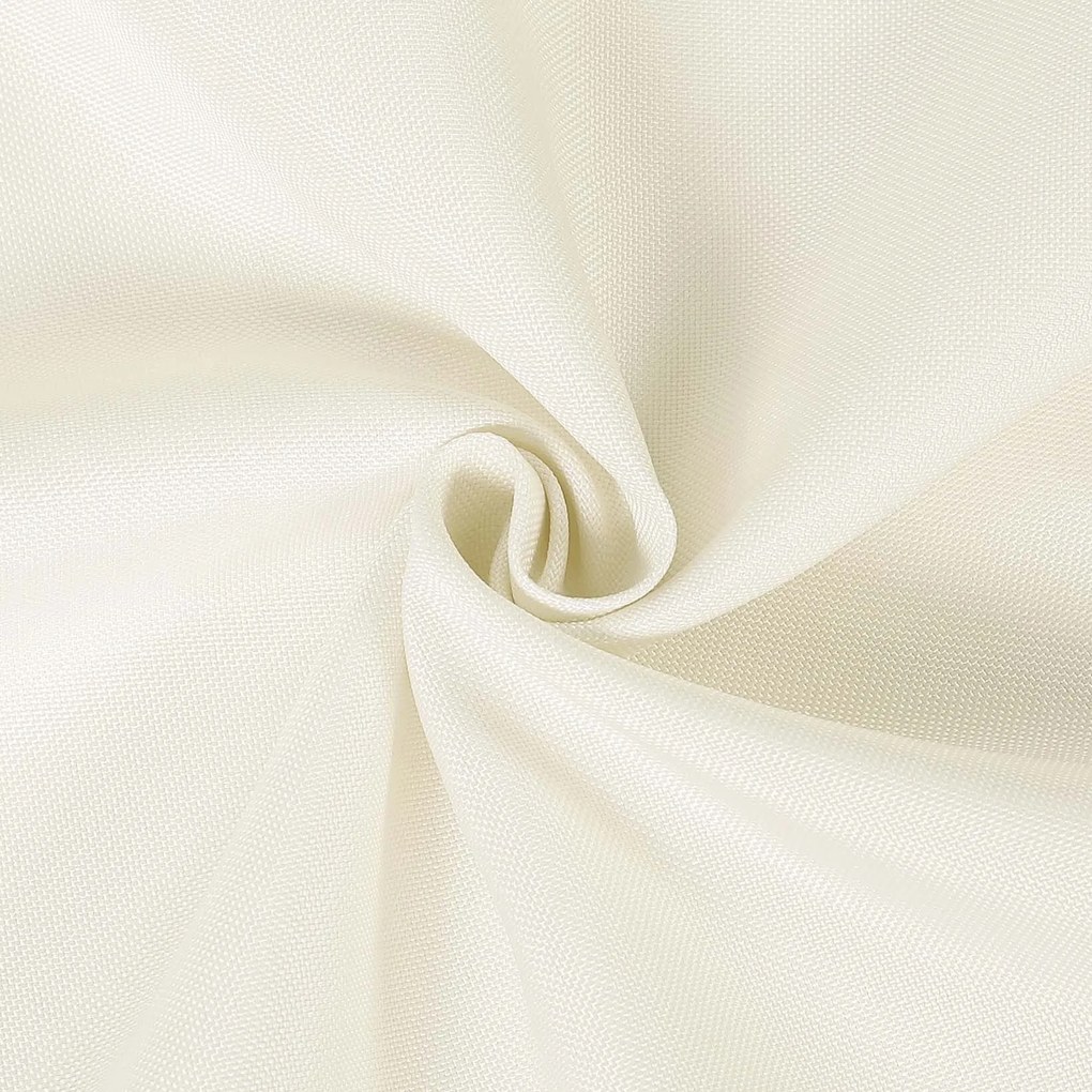 Goldea ovális viaszosvászon terítő - krémszínű 140 x 280 cm