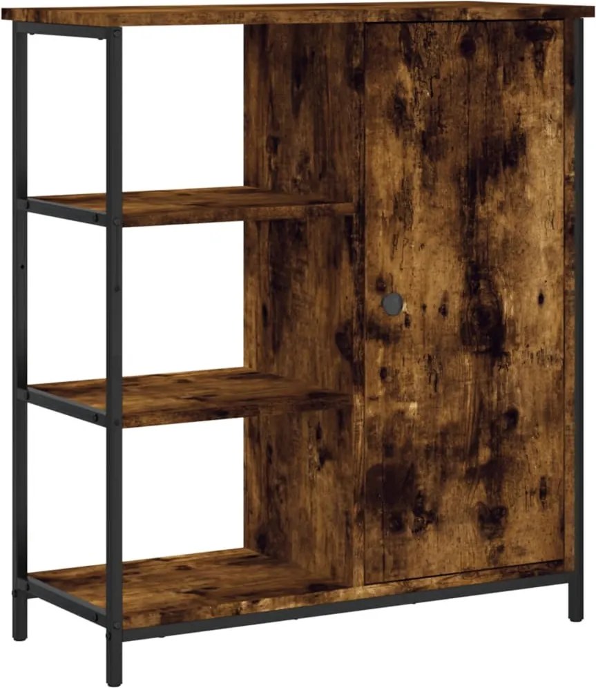 vidaXL füstös tölgy színű szerelt fa tálalószekrény 70 x 30 x 80 cm