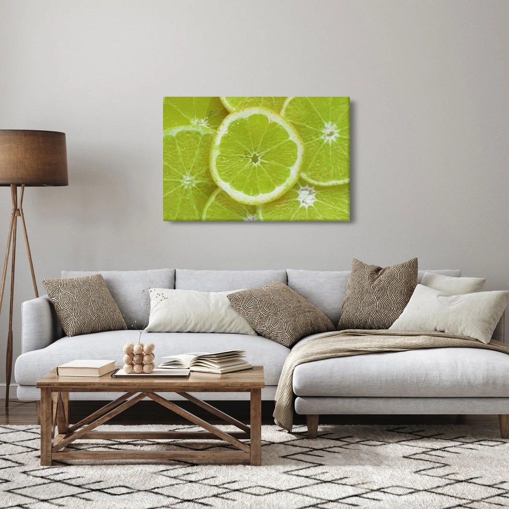 Kép - citrom szelet (90x60 cm)