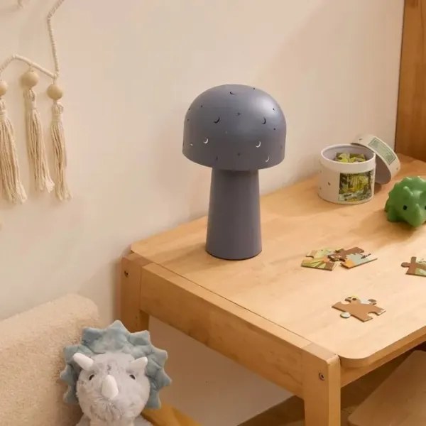 Atmosphera - Gyerekszobai asztali lámpa STARRY MUSHROOM 1xE14/25W/230V kék