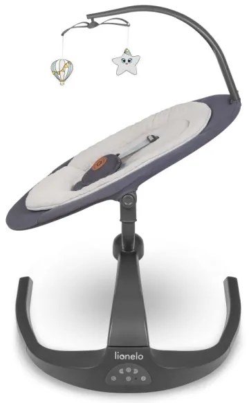 Lionelo - RINA babahinta dallammal, 4xAA, betonszürke + távirányító