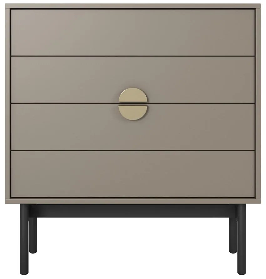 Komód Stellia S4  (cappuccino + fekete). 1099086