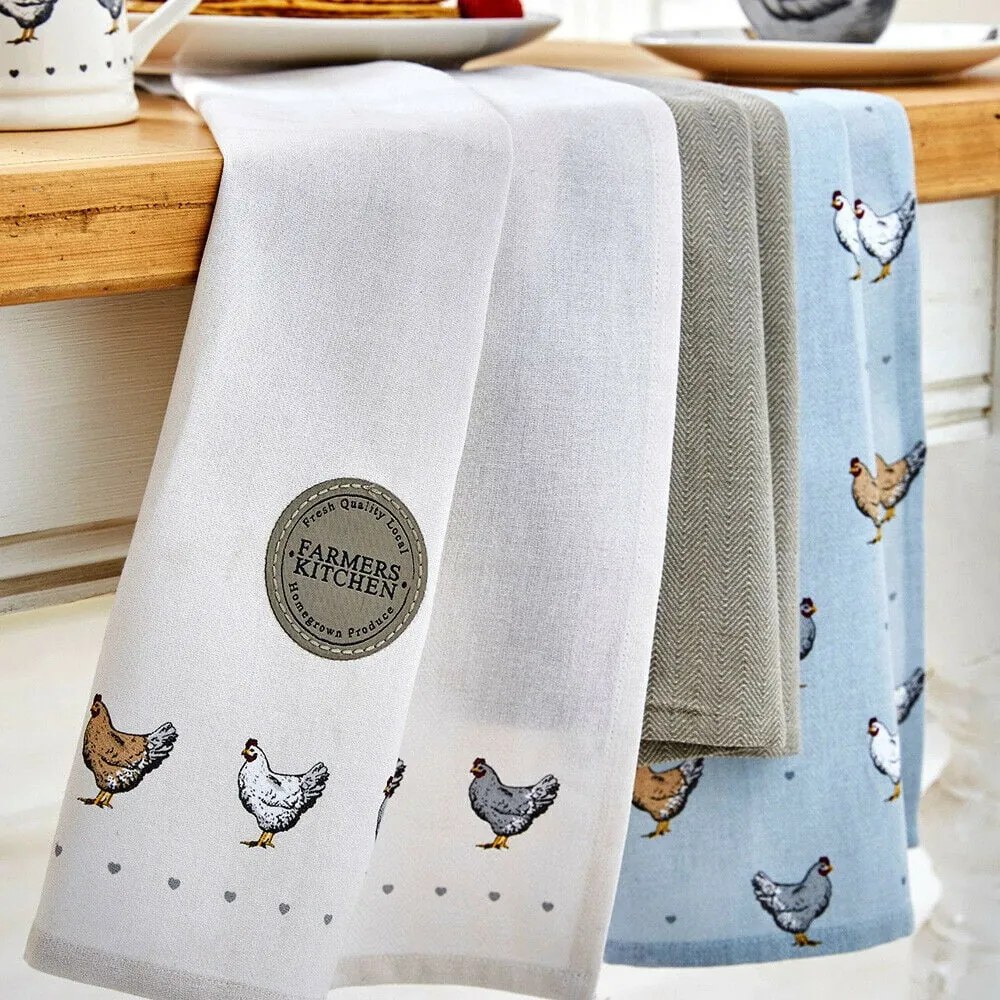 Pamut konyharuha szett 3 db-os 45x65 cm Farmers Kitchen – Cooksmart ®