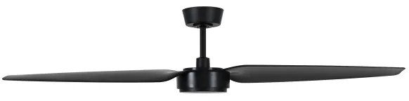 Lucci air 21615449 - Mennyezeti ventilátor CONDOR fekete + távirányítás