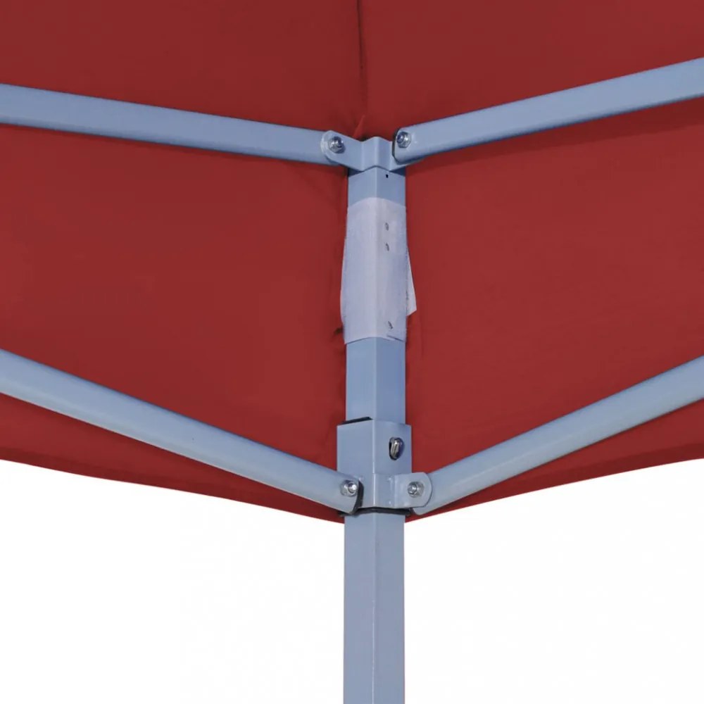 burgundi vörös tető partisátorhoz 6 x 3 m 270 g/m²