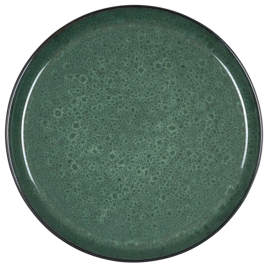 Zöld-fekete kőedény tányér ø 27 cm Gastro Green/Black – Bitz