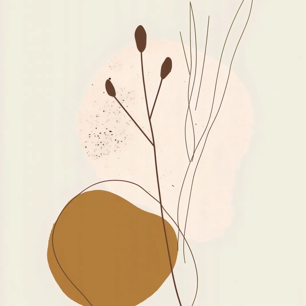 Poszter 100x100cm Érintkezés a természettel