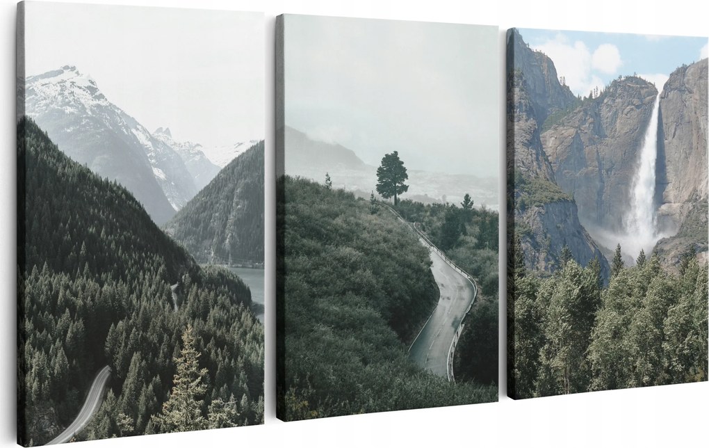 Vászonkép 150 cm *többféle minta Falikép Nappaliba Erdő Fák