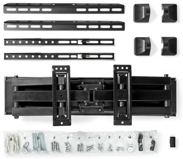 Nedis TVWM5350BK - Fali tartó Full Motion 30-70” TV-hez