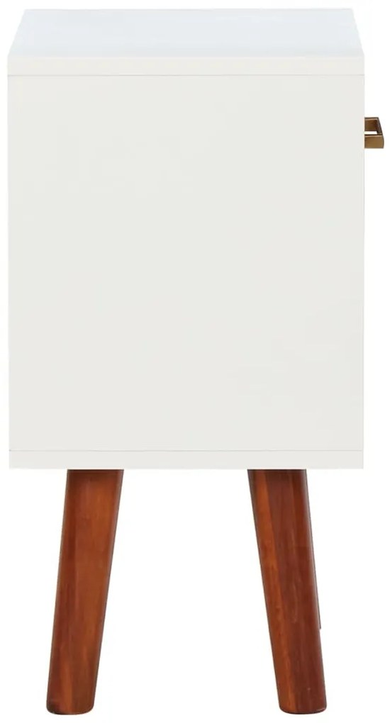 2 db tömör akácfa éjjeliszekrény 40 x 30 x 57 cm