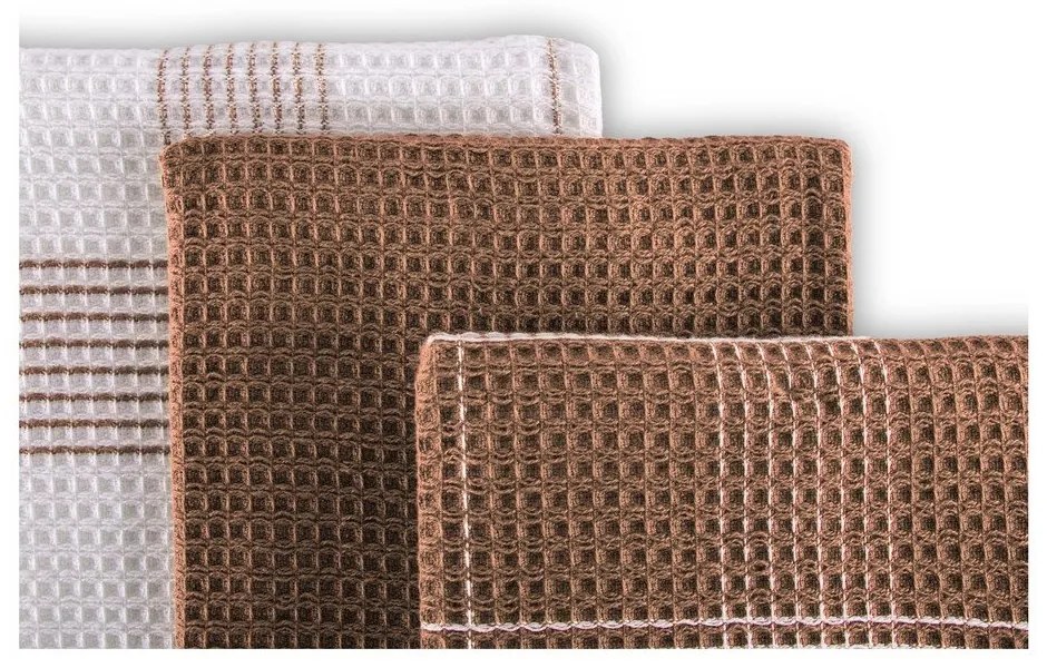 Konyharuha szett 3 db-os 50x76 cm Duo Waffle – ZicZac