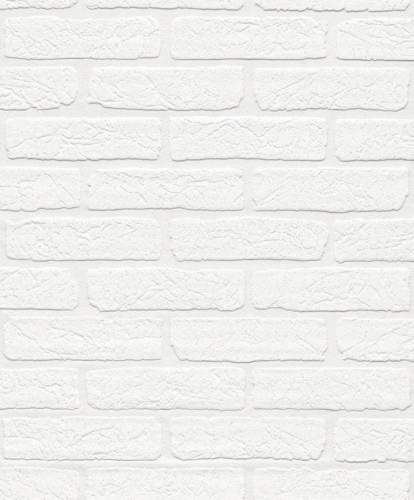 Festhető fali tapéta fehér nyers ipari tégla 150100 Rasch