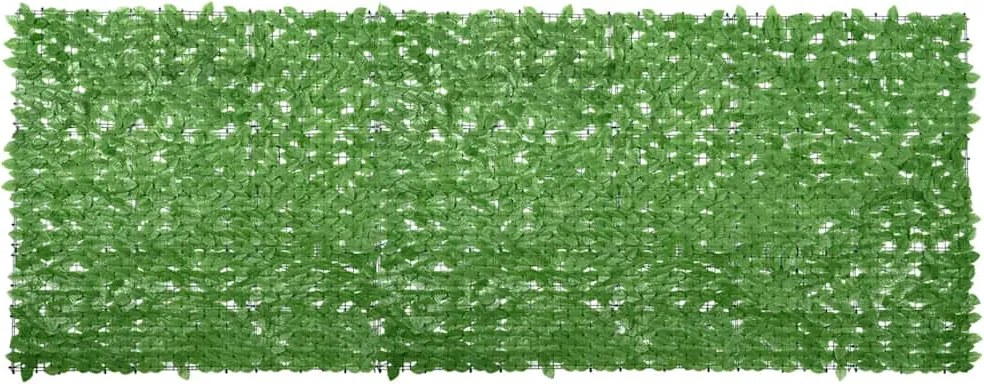 vidaXL zöld leveles erkélyparaván 400 x 150 cm
