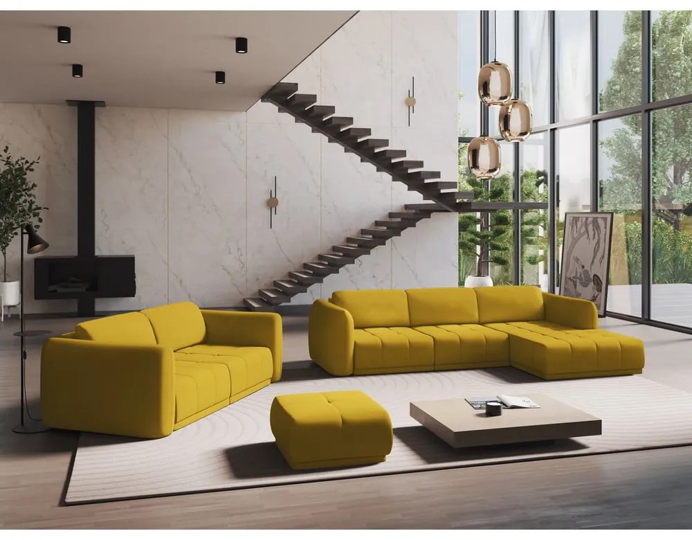 Sárga sarokkanapé (jobb oldali) Hoku – Makamii