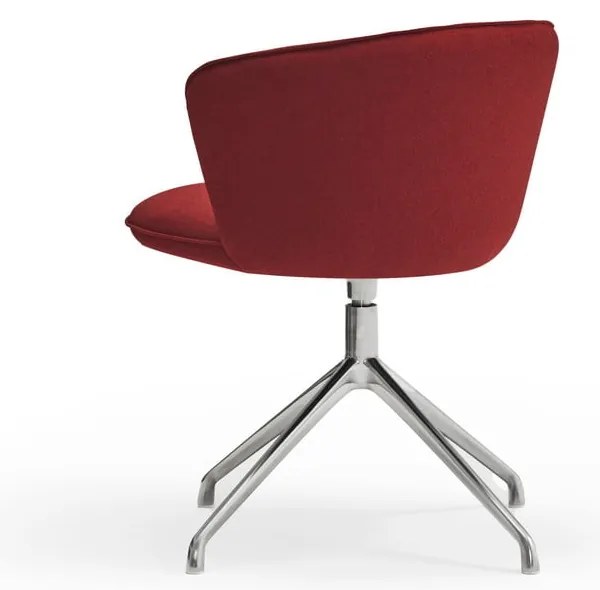 Borvörös kárpitozott étkezőfotel szett 2 db-os Add – Teulat