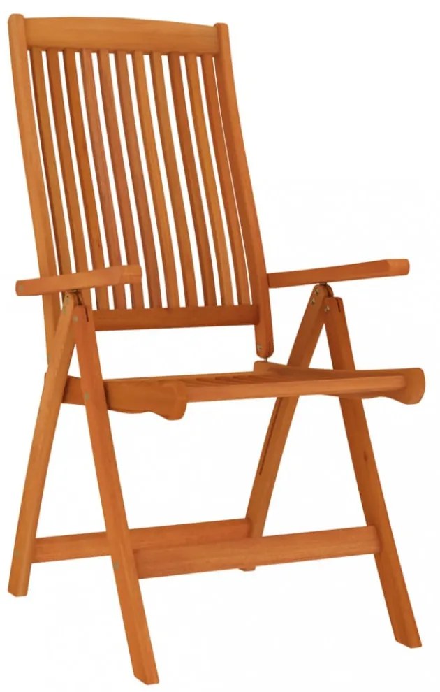 5 részes tömör eukaliptuszfa kerti étkezőgarnitúra