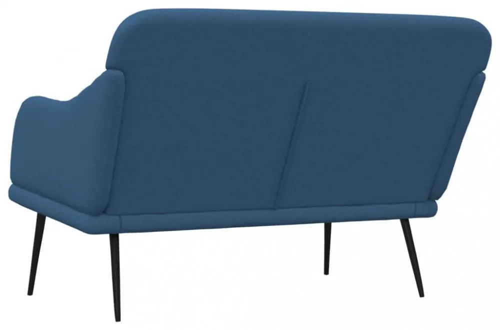 kék szövet pad 110 x 76 x 80 cm