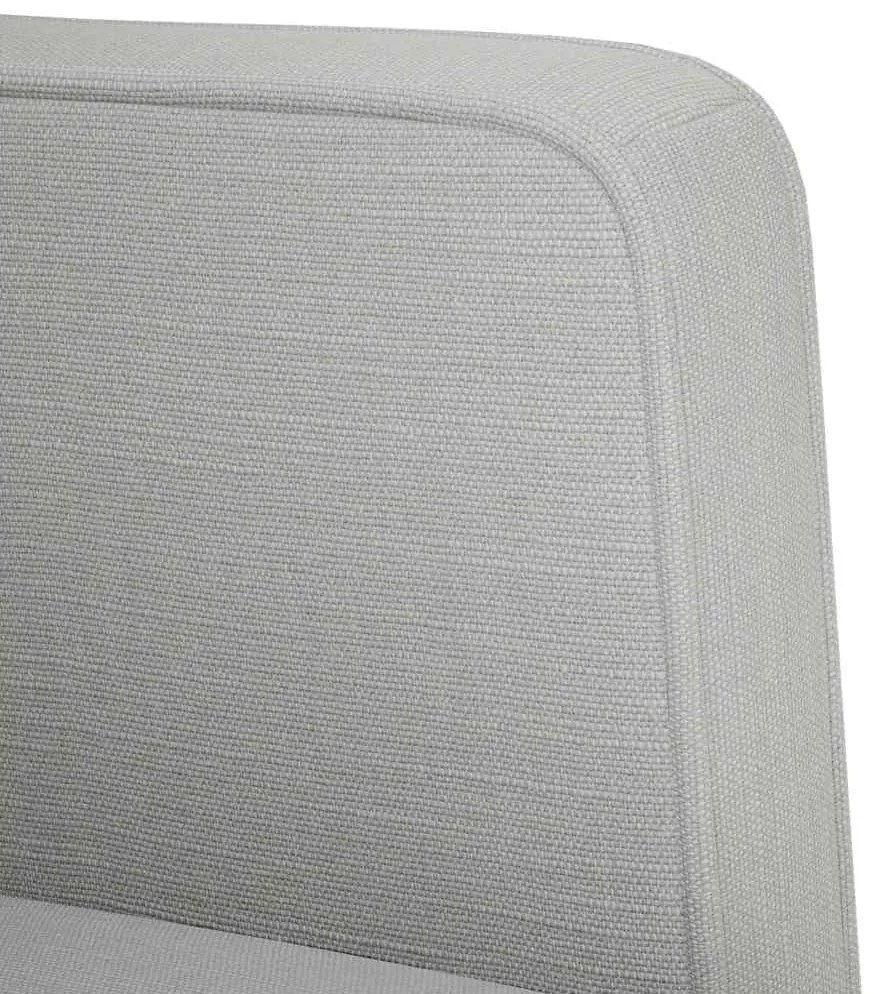 vidaXL felhőszürke szövet loveseat kanapé 111 cm