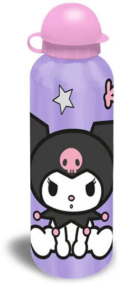 Hello Kitty Kuromi Purple alumínium kulacs ivókupakkal 500 ml