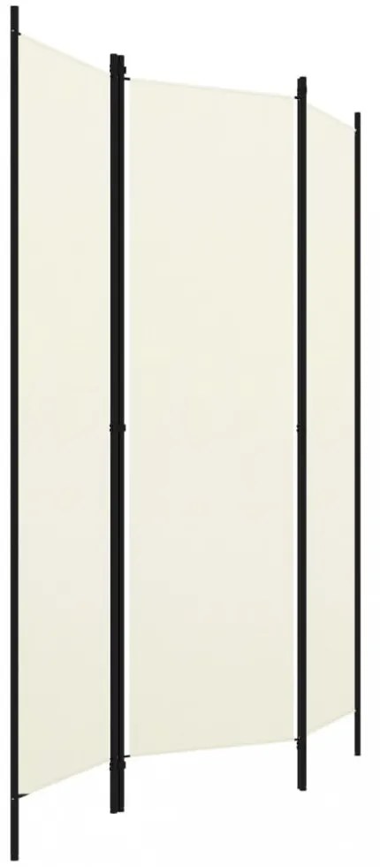 fehér 3 paneles paraván 150 x 180 cm