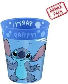 Disney Lilo és Stitch, A csillagkutya Angel micro prémium műanyag pohár szett 4 db-os 250 ml