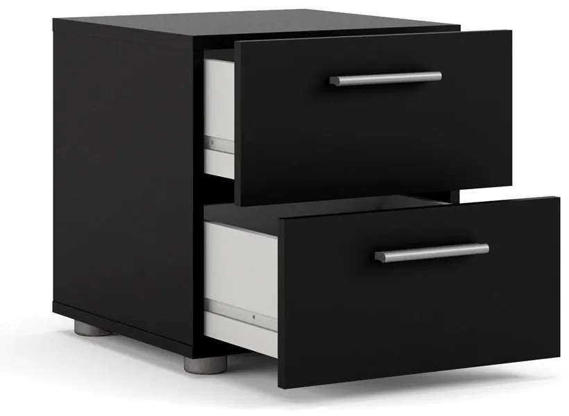 Fekete éjjeliszekrény Pepe - Tvilum