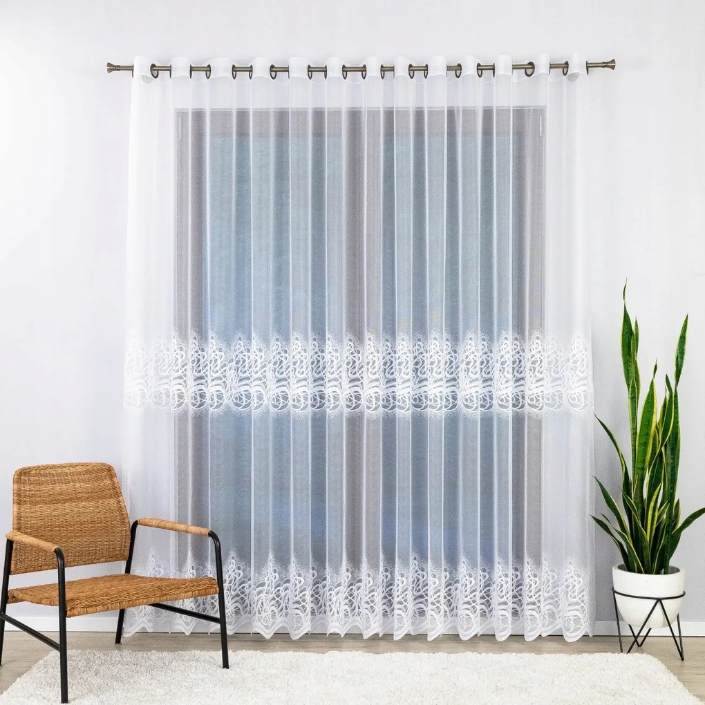 Függöny Átvezető Mintás Szalag Alján 450x245