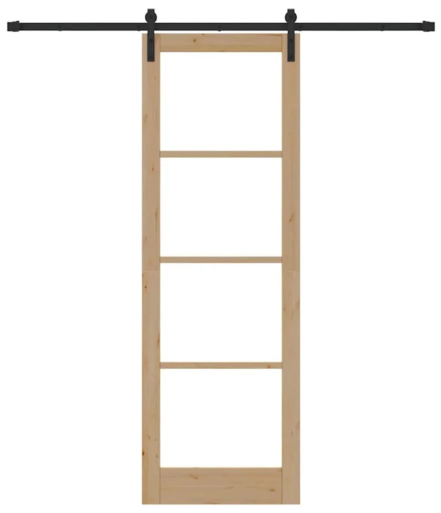 Csúszóajtó Egyéb ORKDAL Barna 78 x 232 cm Fa és fém