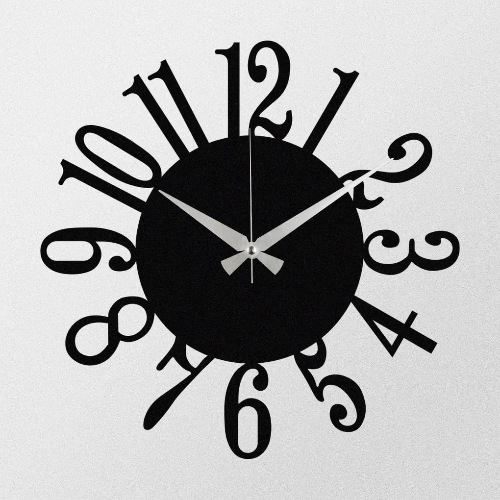 Enzoclock fém falióra, 48×48 cm – S005