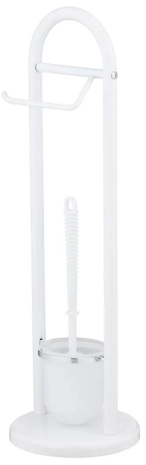 WENKO 17092100 - WC-kefe SIENA 19x63 cm fehér/szatén