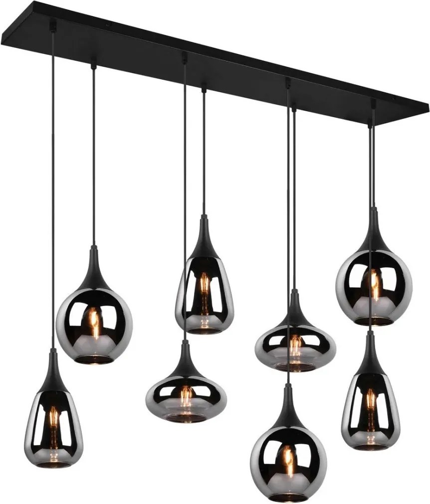 TRIO 317000832 LUMINA Többágú Függesztett Lámpa Fekete E14 IP20