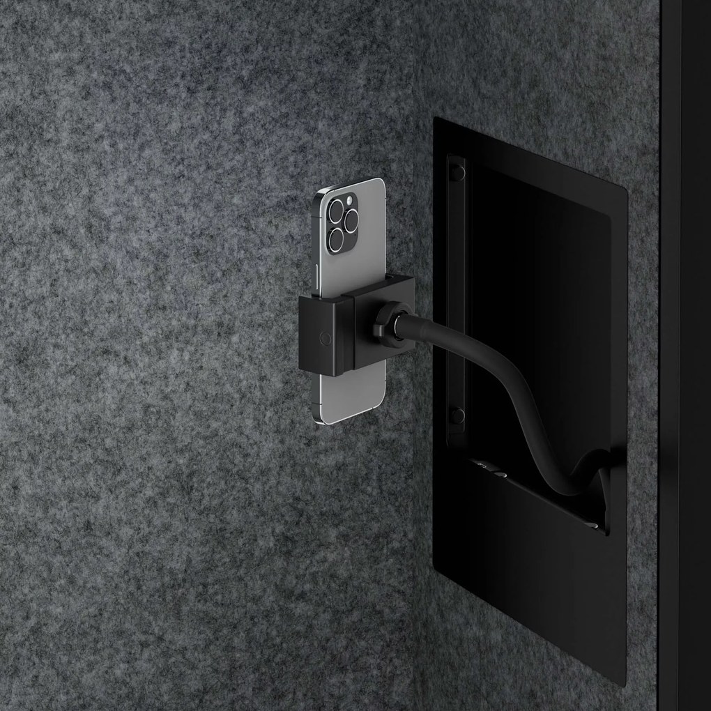 Sally 600mm korpus Czarny - siedzisko Szary