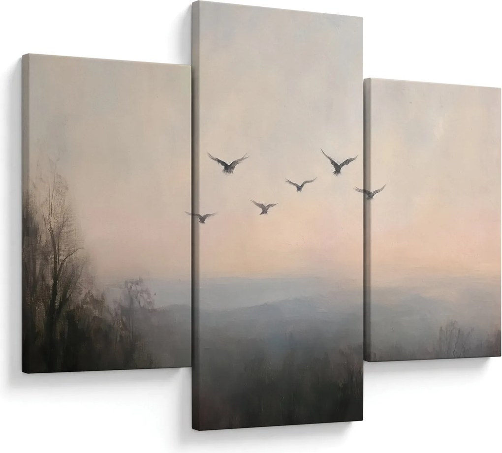 Kép - Madárcsapat (90x60 cm)