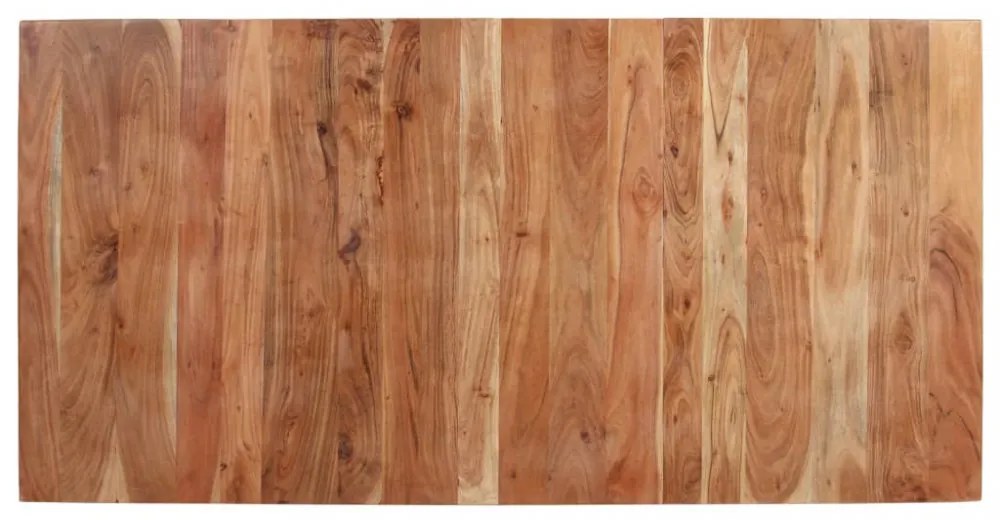tömör akácfa étkezőasztal 160 x 80 x 76 cm