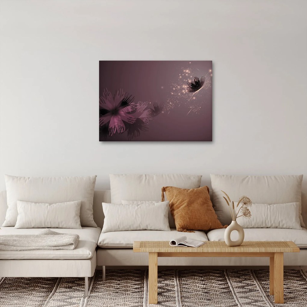 A pillangó virágának képe (70x50 cm)