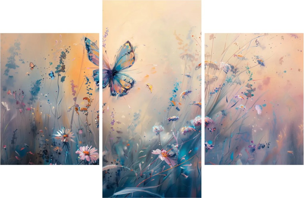 Kép - Rét pillangóval II (90x60 cm)