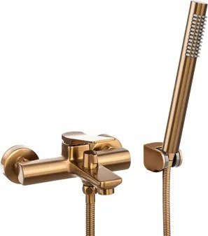 Invena Kádtöltő Csaptelep Neri Plus Zuhanyszettel, Réz