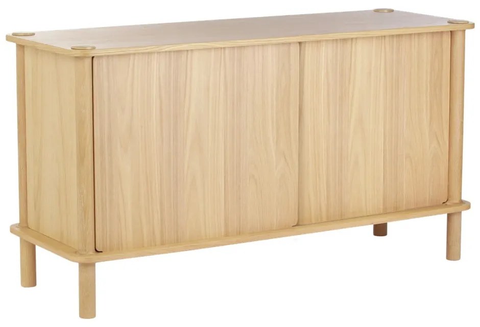 Natúr színű tölgyfa komód tolóajtóval 135x73,5x48 cm Italic – UMAGE