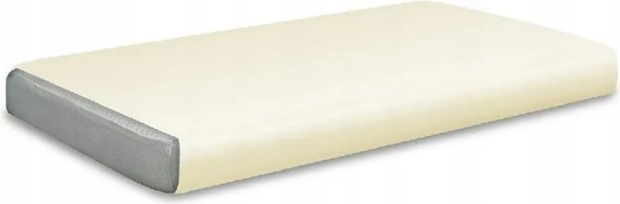 Szatén lepedő 180x210 krémszínű, gumis