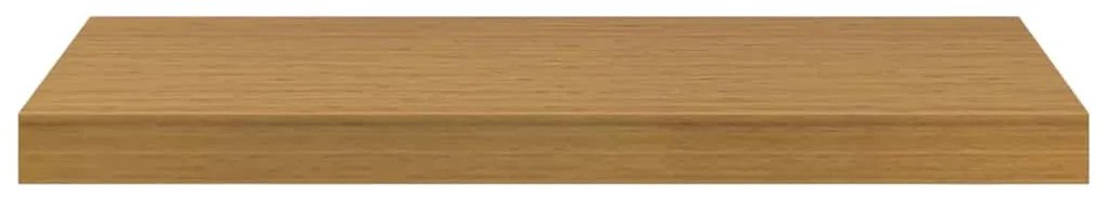vidaXL Falpolc Falra szerelhető 4 pcs Bézs 50 x 23 x 4 cm Faanyag