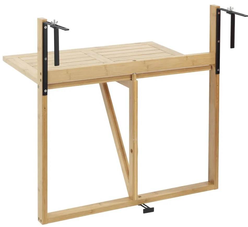 Bambusz kerti kisasztal 44x64 cm Waikiki – Wenko