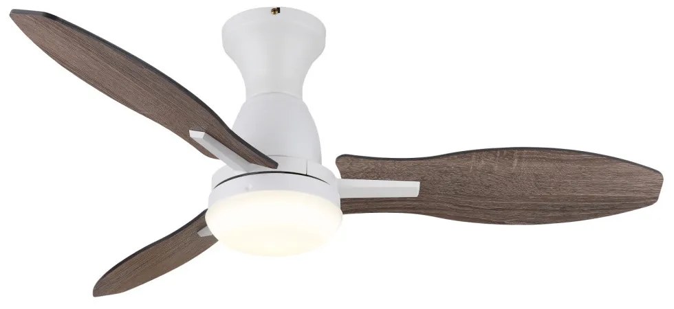 Globo Gale 03671W távirányítós mennyezeti ventilátoros lámpa, 22W LED, 3000K-4500K-6000K, 1897 lm