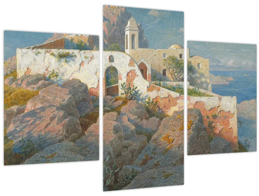 Kép - William Stanley Haseltine, Santa Maria a Cetrella, Anacapri, reprodukciók (90x60 cm)