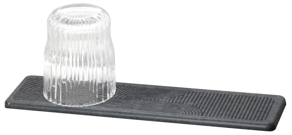Szürke kovaföld edénycsepegtető alátét 30x8 cm Damon – Wenko