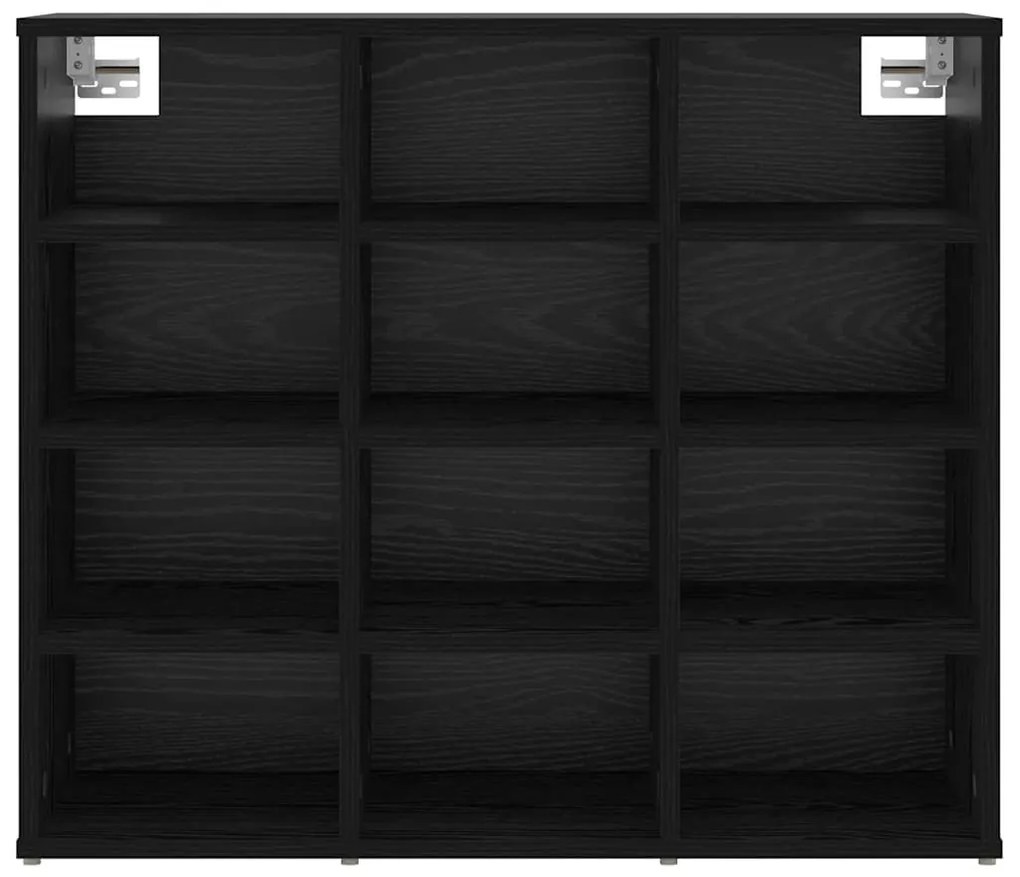 Cipősszekrény polcokkal Musta tammi 77.5 x 30 x 67 cm Faanyag