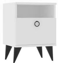 Éjjeliszekrény BARLO 50x40 cm fehér