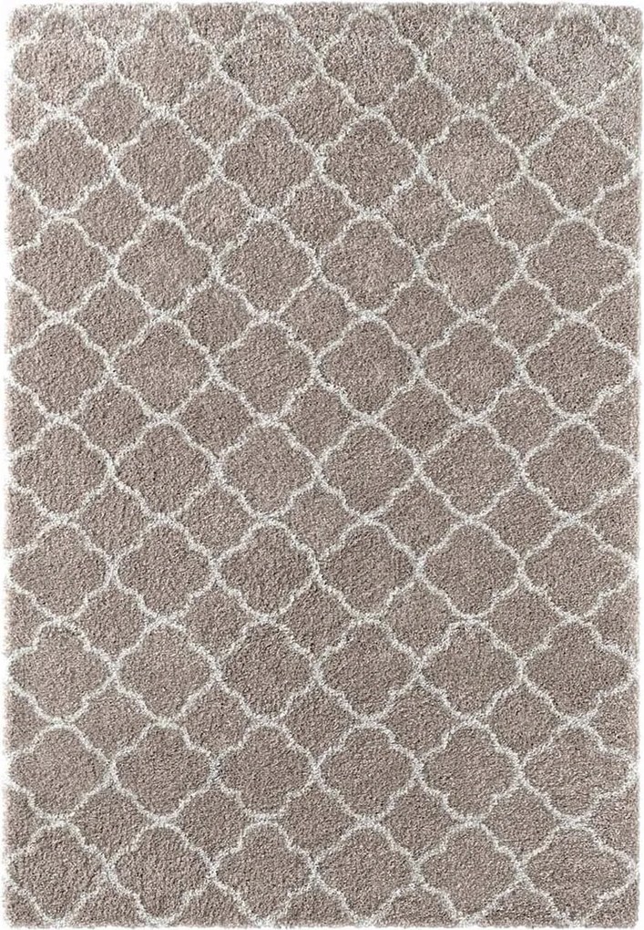 Bézs shaggy szőnyeg Mint Rugs Luna 120x170 cm